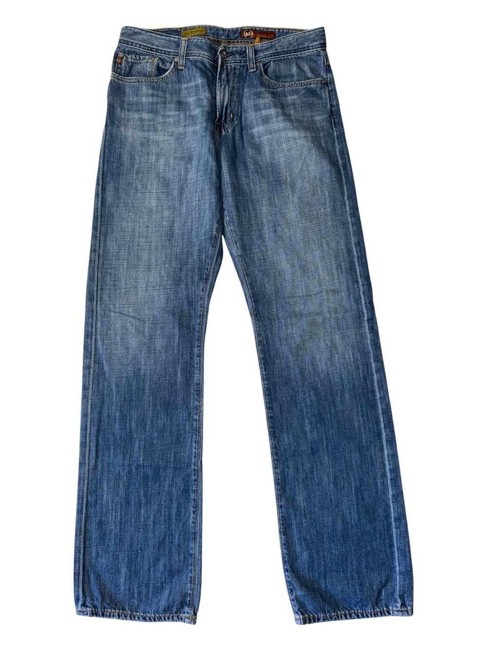 AG Adriano Goldschmied mens 32x34 protege straight leg vintage denim jeans EUC